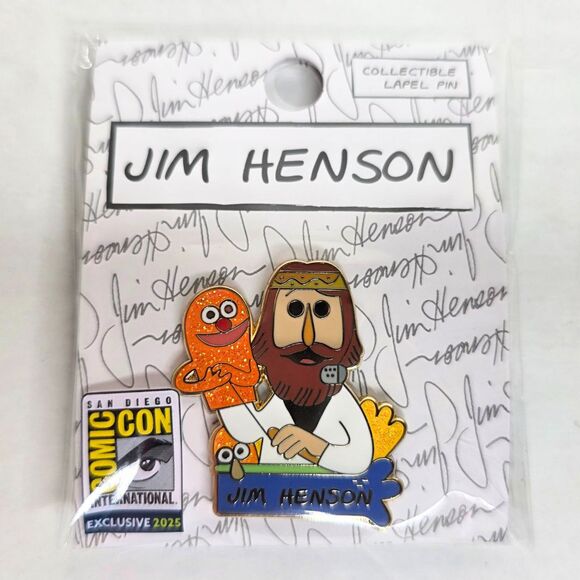 SDCC 2025 Comic Con Exclusive Little Shop Of Pins Jim Henson Enamel Pin IN HAND - Picture 2 of 3